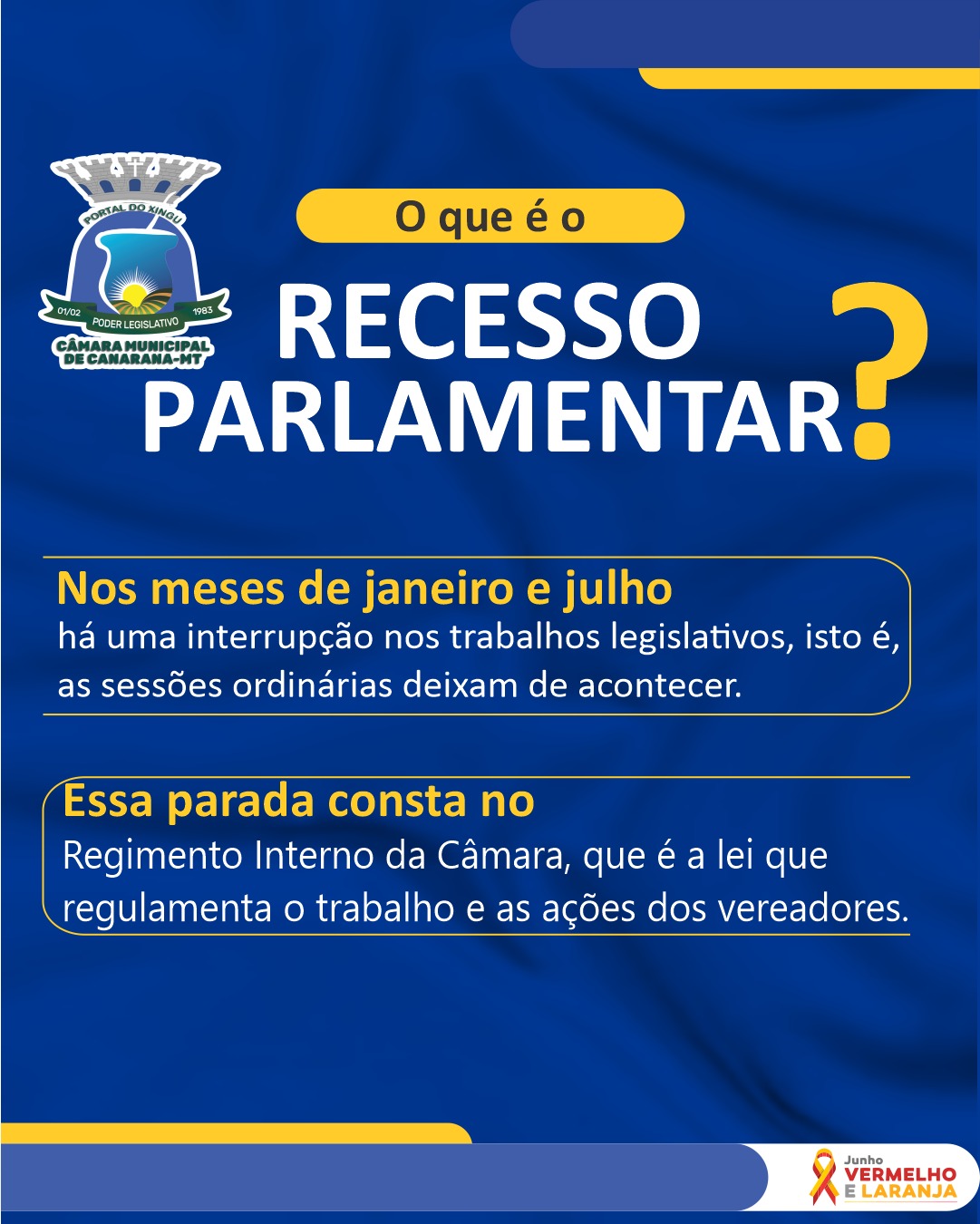 PRIMEIRO, O QUE FAZ UMA CÂMARA MUNICIPAL?