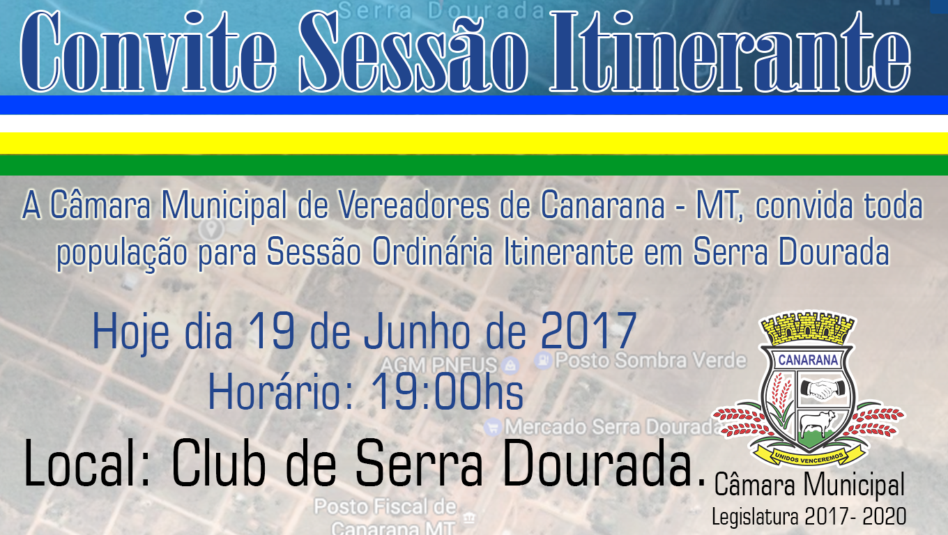 Sessão Ordinária Itinerante em Serra Dourada